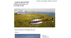 Desktop Screenshot of cancunhelicopter.com